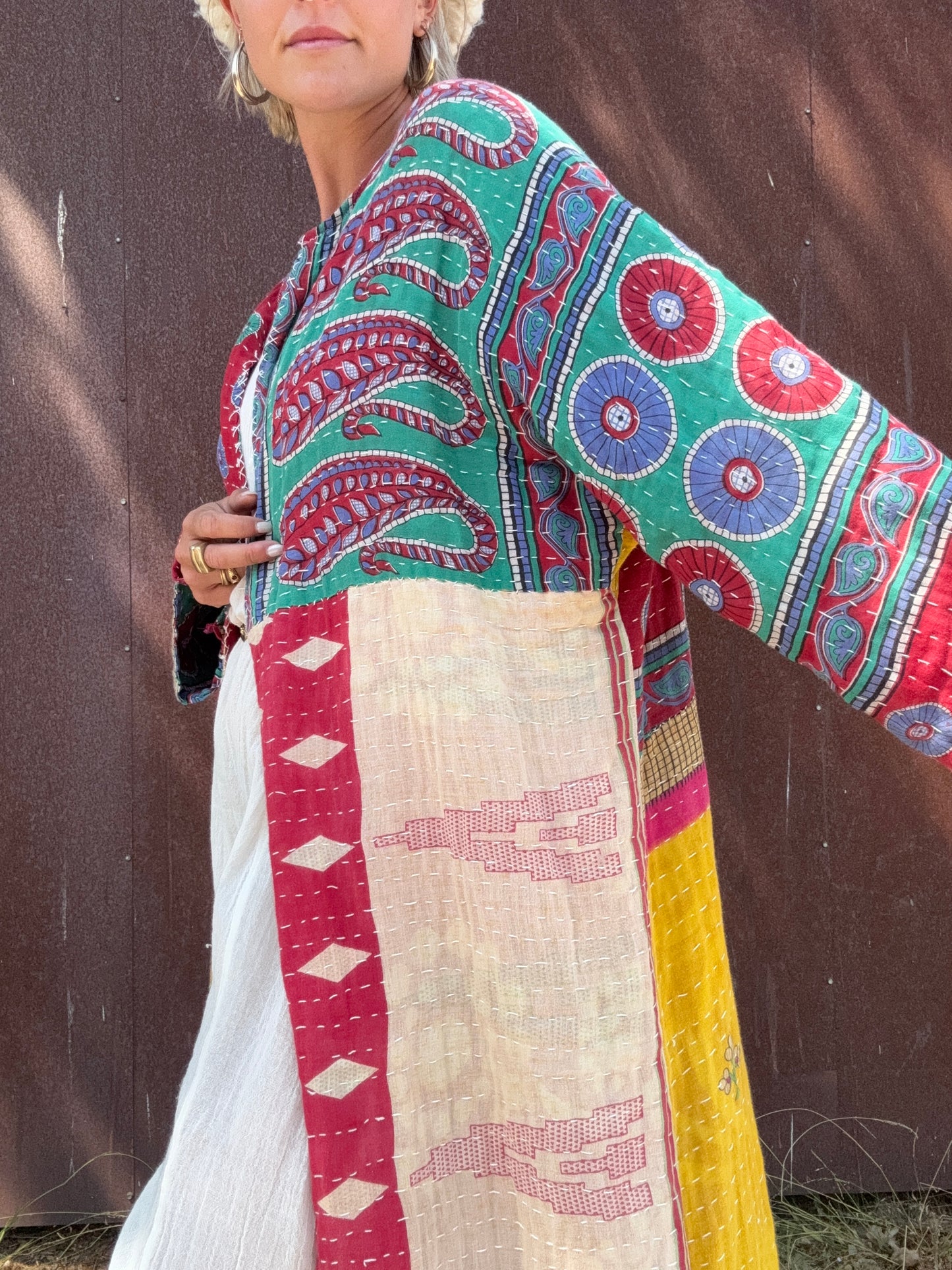 The Angelie Handmade Kantha Jacket