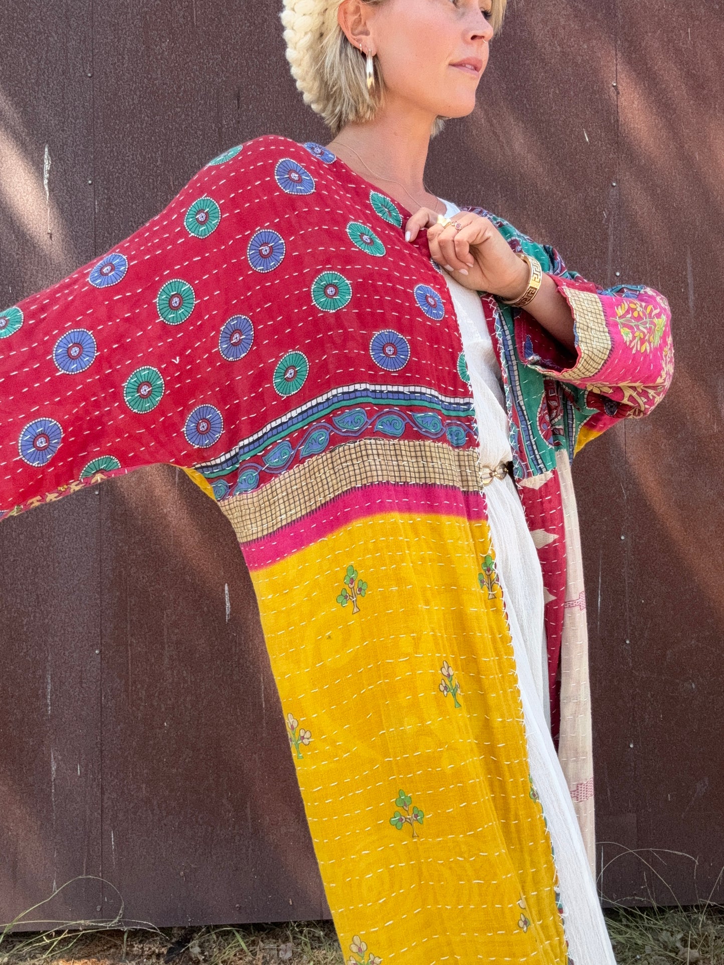 The Angelie Handmade Kantha Jacket