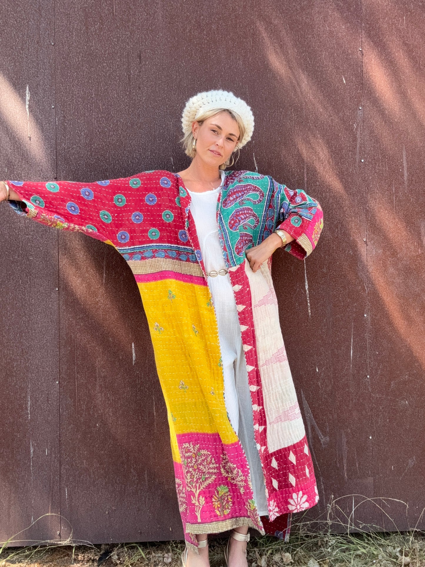 The Angelie Handmade Kantha Jacket