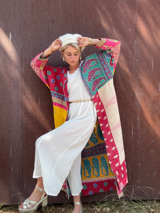The Angelie Handmade Kantha Jacket