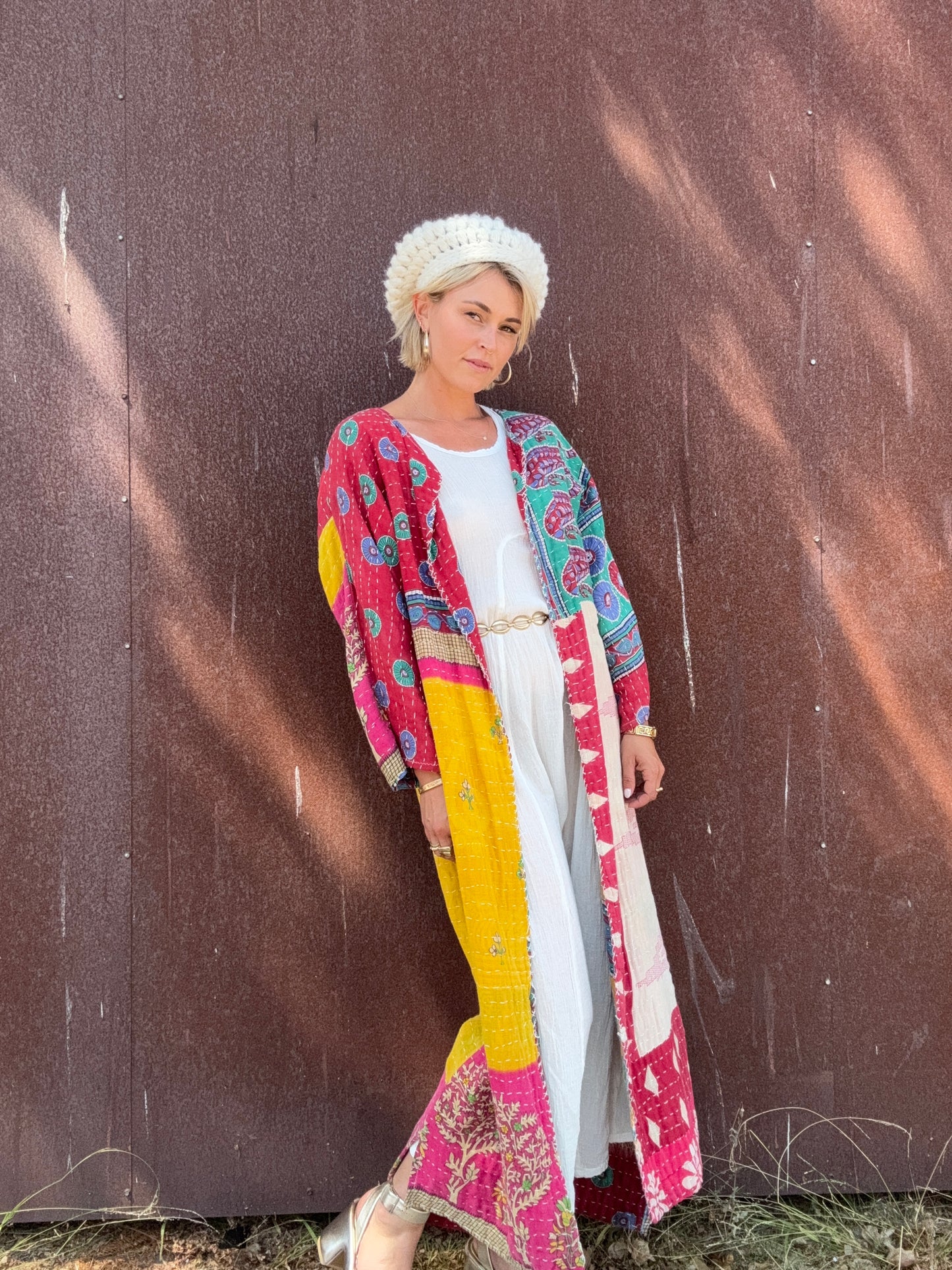 The Angelie Handmade Kantha Jacket
