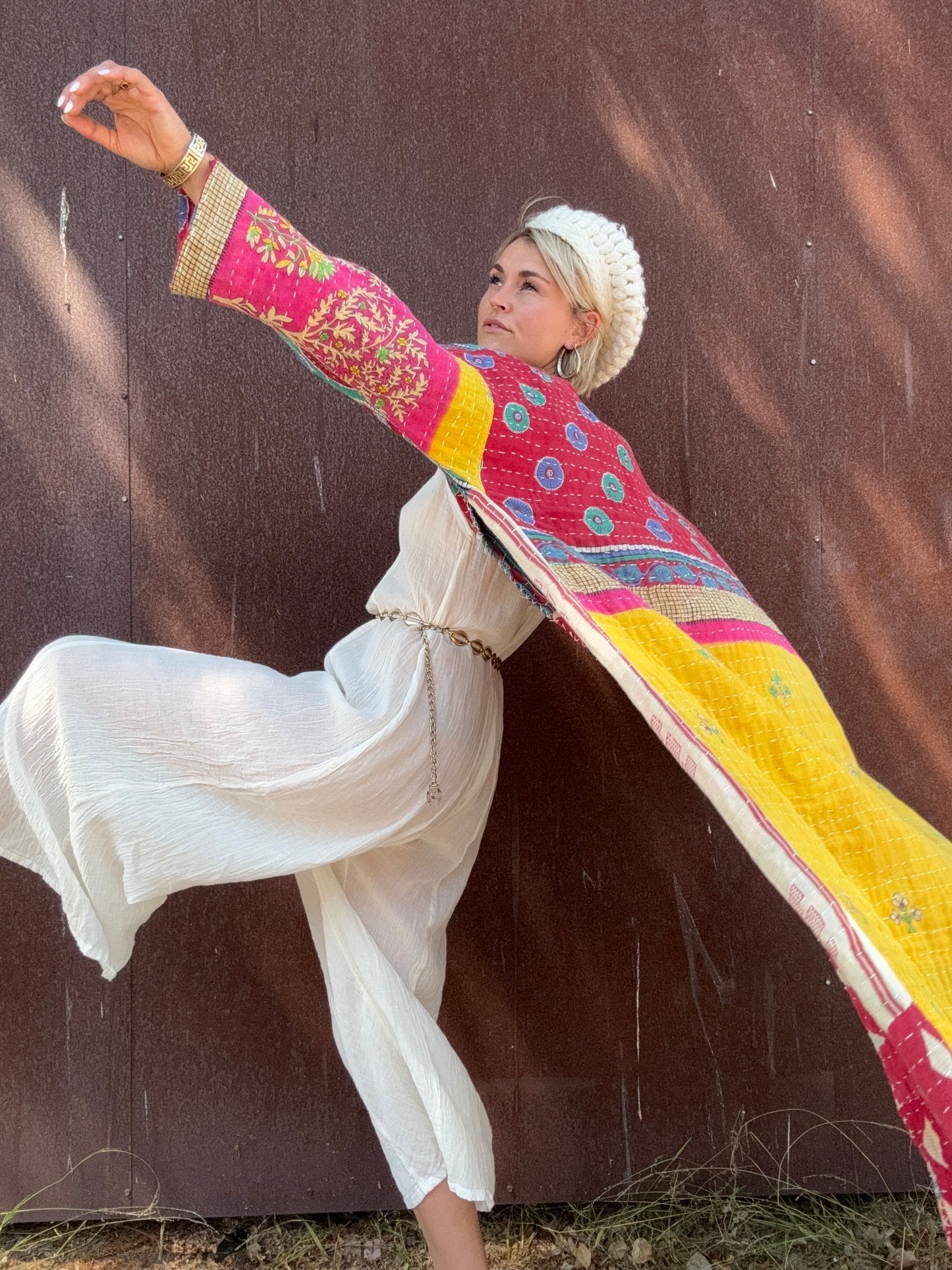 The Angelie Handmade Kantha Jacket