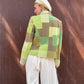 The Candace 1990s Suede Patchwork Jacket