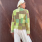 The Candace 1990s Suede Patchwork Jacket