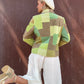 The Candace 1990s Suede Patchwork Jacket