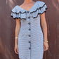 The Jacqueline 1980s Gingham Mini Dress