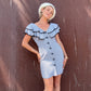 The Jacqueline 1980s Gingham Mini Dress