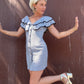 The Jacqueline 1980s Gingham Mini Dress