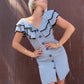 The Jacqueline 1980s Gingham Mini Dress