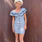 The Jacqueline 1980s Gingham Mini Dress