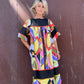 The Sharon 1980s Cotton Mumu