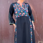 The Gracie 1970s Handmade Hand-Embroidered Dress