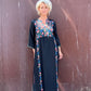 The Gracie 1970s Handmade Hand-Embroidered Dress