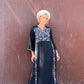 The Gracie 1970s Handmade Hand-Embroidered Dress