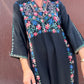The Gracie 1970s Handmade Hand-Embroidered Dress