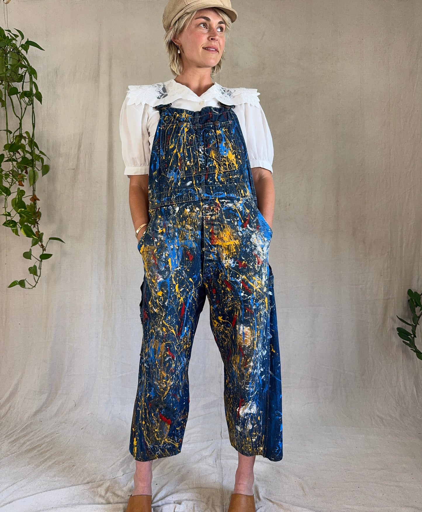 The Big Mac 1960s Paint Splattered Overalls