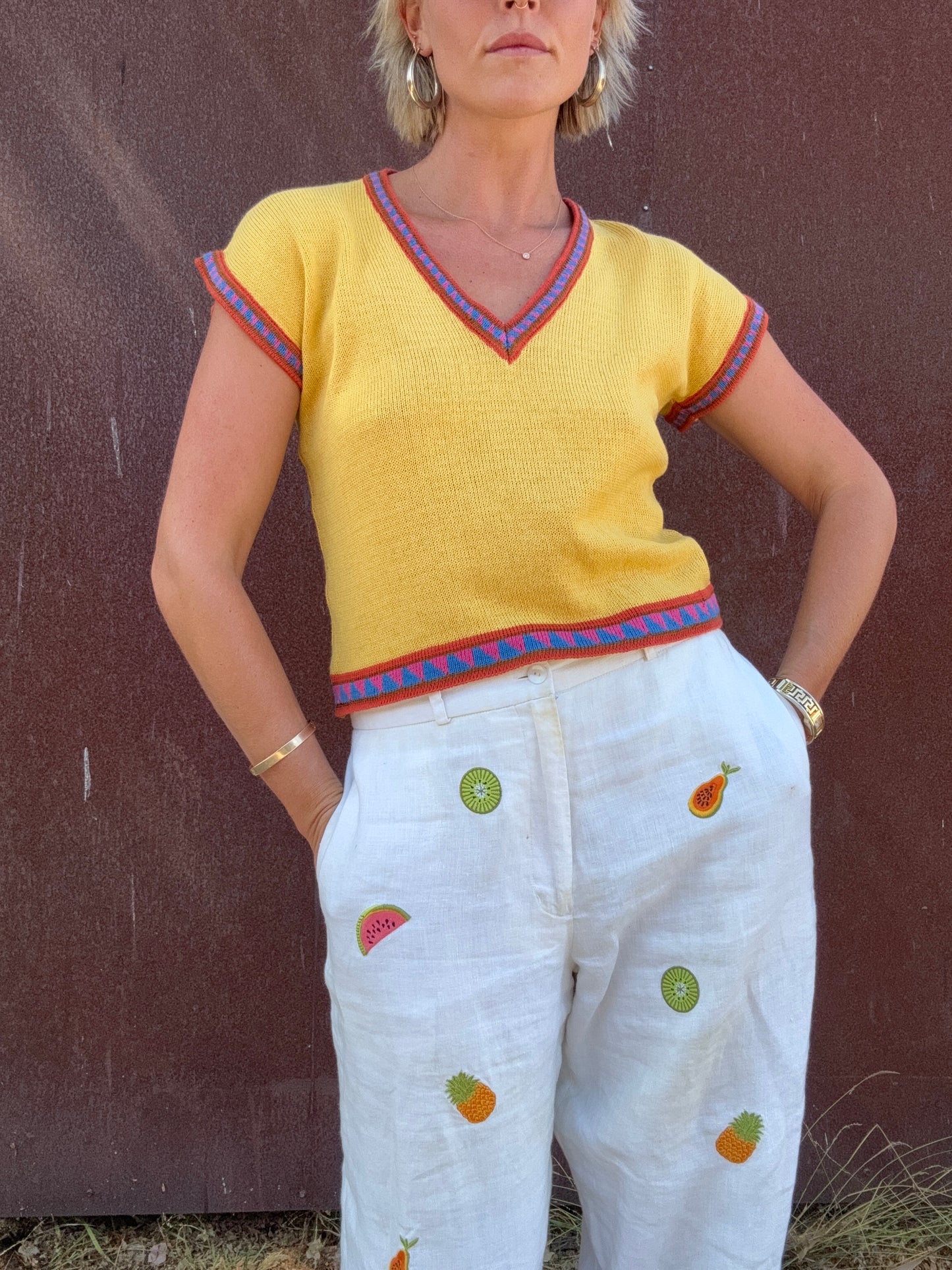 The Marisa 1990s Knit Top