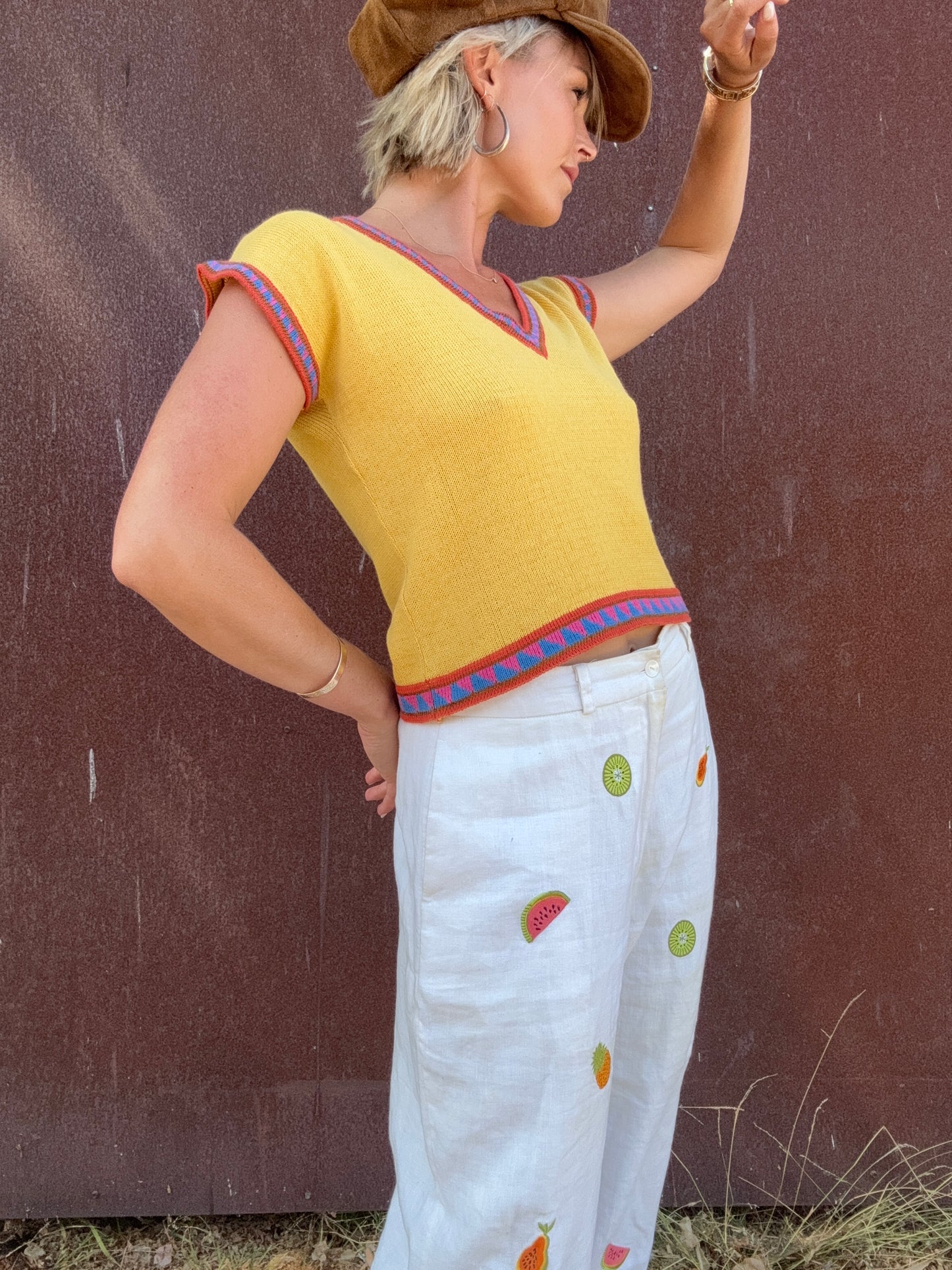 The Marisa 1990s Knit Top