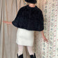 The Eva 1960s Faux Shearling Cape