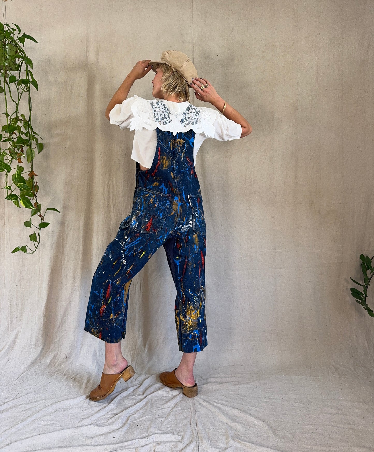 The Big Mac 1960s Paint Splattered Overalls