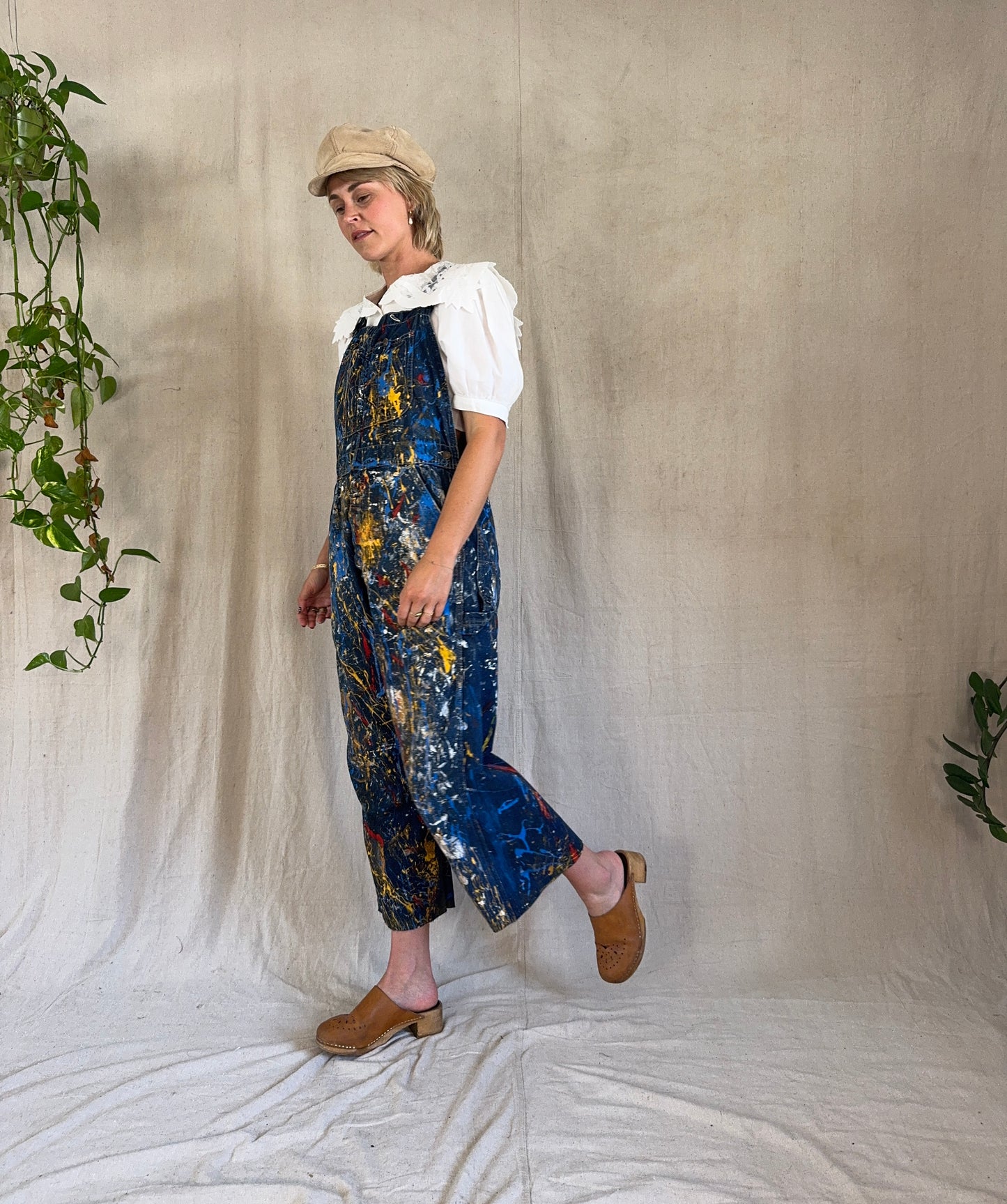 The Big Mac 1960s Paint Splattered Overalls