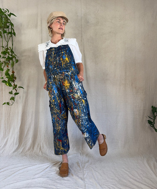 The Big Mac 1960s Paint Splattered Overalls