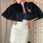 The Eva 1960s Faux Shearling Cape