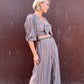 The Sabrina Metallic Pant Set