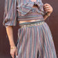 The Sabrina Metallic Pant Set