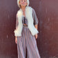 The Karla Wool and Lamb Fur Vest