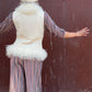 The Karla Wool and Lamb Fur Vest