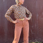The Cynthia 1970s Pussy Bow Blouse