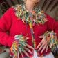 The Tessa 1980s Wool Cardigan Sweater