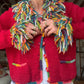 The Tessa 1980s Wool Cardigan Sweater