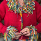 The Tessa 1980s Wool Cardigan Sweater