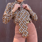 The Cynthia 1970s Pussy Bow Blouse