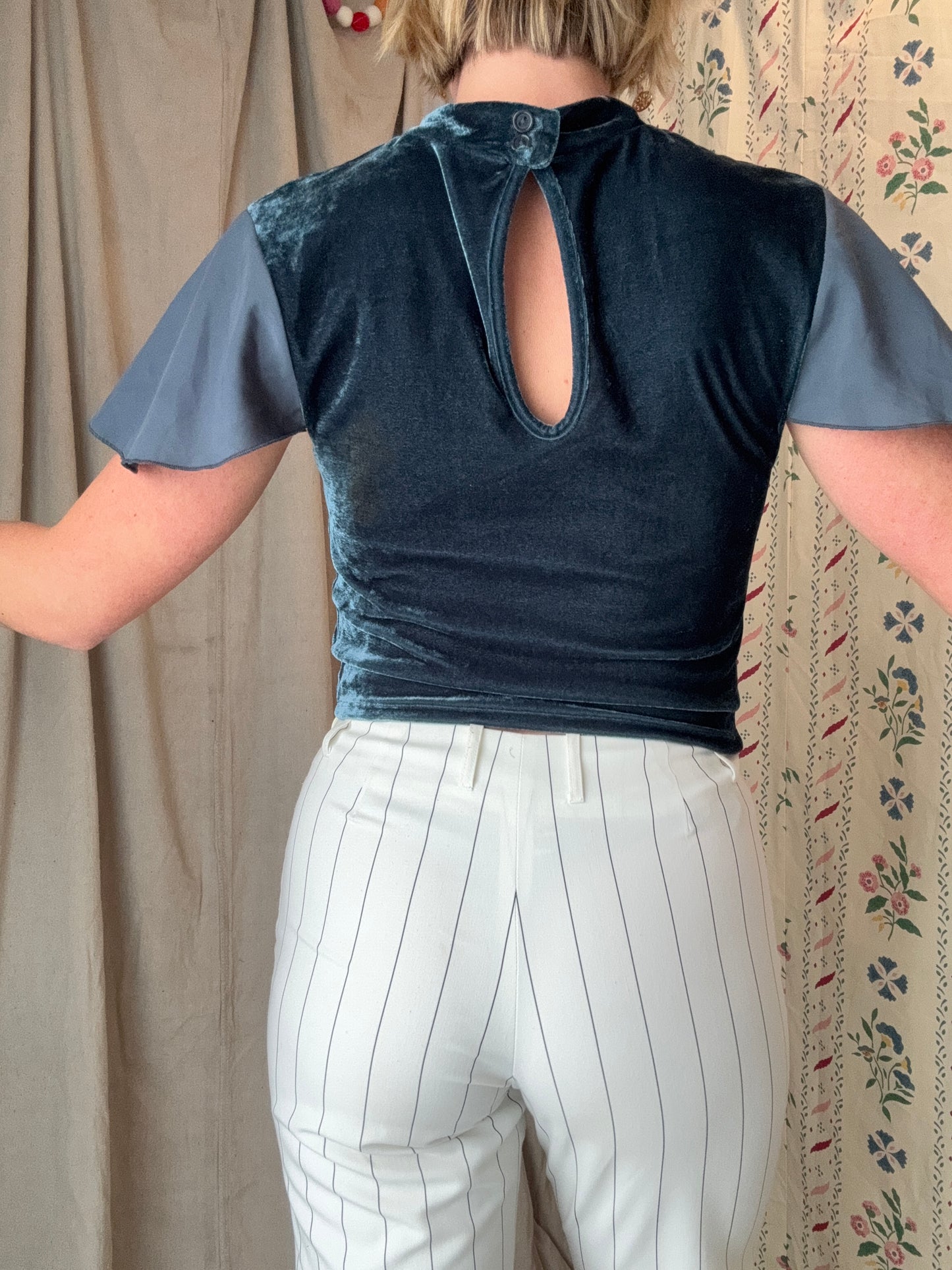 The Therese Velvet Top