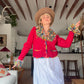 The Tessa 1980s Wool Cardigan Sweater