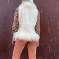 The Karla Wool and Lamb Fur Vest
