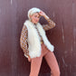 The Karla Wool and Lamb Fur Vest