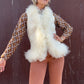 The Karla Wool and Lamb Fur Vest