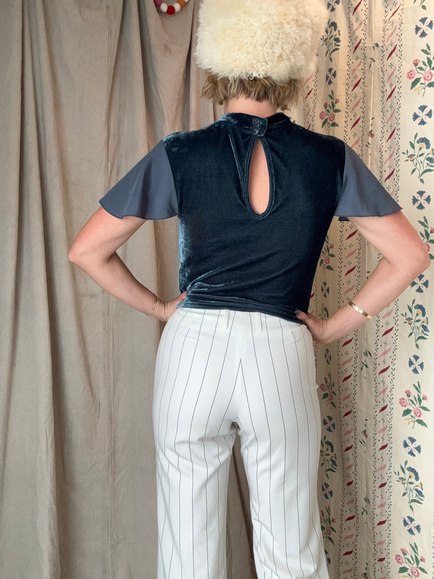 The Therese Velvet Top