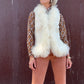 The Karla Wool and Lamb Fur Vest