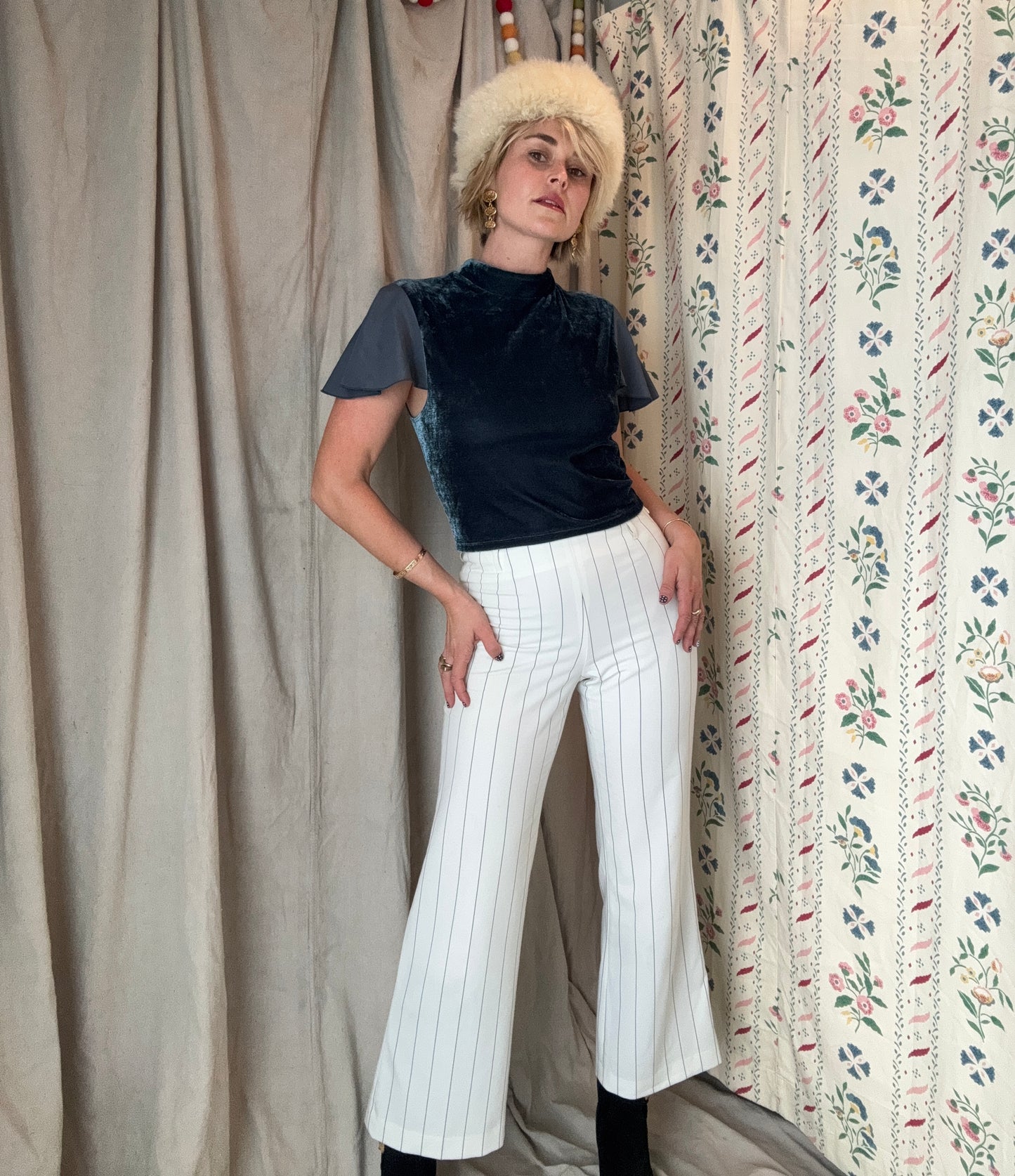 The Therese Velvet Top