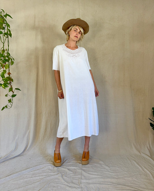 The Maya Antique Cotton Dress