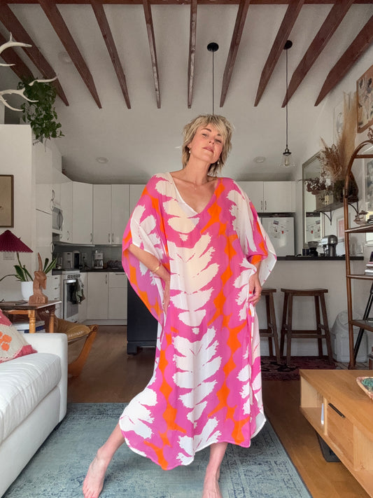 The Lilian Silk Kaftan