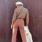 The Cynthia 1970s Pussy Bow Blouse