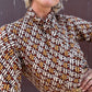 The Cynthia 1970s Pussy Bow Blouse