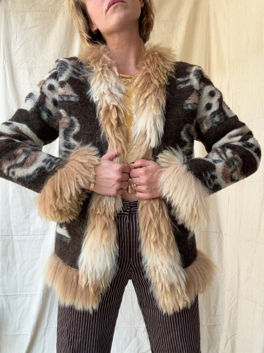 The Kimberly Wool & Fur Coat