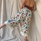 The Lady Jane 1940s Flower Feedsack Pants